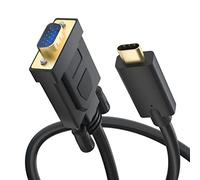 BolAAzuL USB C to VGA Cable 1M, Thunderbolt 3 Compatible