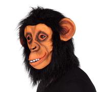 Boland 00142 Chimpanzee Head Mask Chimpanzee with Hair Unisex - Adult Chimpanzee