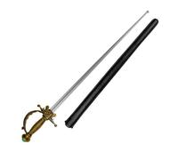 Boland 00288 Musketeer Sword with Sheath, Length 65 cm, Sword, Weapon, Pirate, Buccaneer, Accessory, Costume, Carnival, Theme Party, Theme Party
