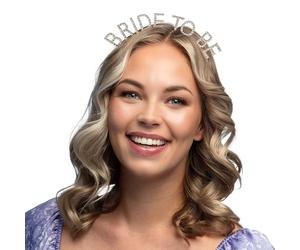 Boland 01425 Tiara Bride to Be, Headband for JGA, Carnival and Theme Party, Wedding, Bride