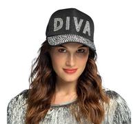 Boland 01465 - Diva Hat, Baseball Cap for Adults, Cap, Baseball Cap for Festival, Carnival and Theme Party, Party Outfits