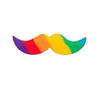 Boland 01815 - Moustache Stickers Rainbow