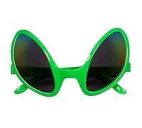 Boland 02629 Adults, Green Fun, Glasses, Alien, Carnival, Halloween, Theme Party, Solid, 0, Standard Size