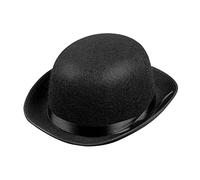 Boland 04024 - Bowler Hat for Children, Felt Look with Satin Ribbon, Charleston, 20s, Headwear, Costume, Carnival, Theme Party