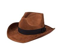Boland 04089 Adult Hat Adventure, Brown, Cowboy, Western, Ranger, Headgear, Carnival, Theme Party
