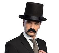 Boland 10102405 BOL01809 01809 Detective Mustache-Black, One Size, Adult