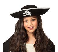 Boland 10102866 Piratenhut Children's Pirate hat, Black, Standard Si (US IMPORT)