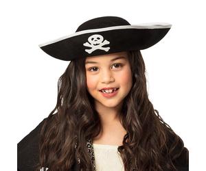 Boland 10102866 Piratenhut Children's Pirate hat, Black, Standard Si (US IMPORT)