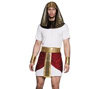Boland 10117367 BOL83858 Pharaoh Egyptian Tutankhamun Adult Costume (Size M/L), Standard, White