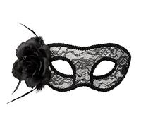 Boland 10132127 Lace Eye Mask Mystique Black
