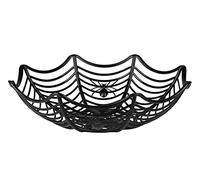 Boland 10134207 Halloween Spider Web Basket Black