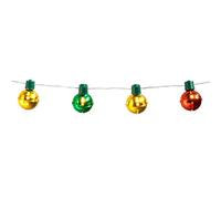 Boland 13447 LED Fairy Lights Christmas Bells, Length 140 cm, Battery Type 2 x AA, Decoration, Carnival, Theme Party, Christmas