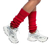 Boland 1751 Leg Warmers Adult, Red, One Size