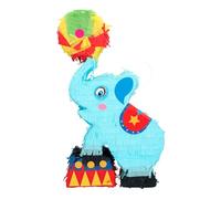 Boland 30979 - Pinata Circus Elephant 26 x 8.5 x 45 cm, Hanging Decoration, Decoration for Birthday, Theme Party and Carnival