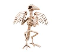 Boland 32 Cm Crow Skeleton Decoration - Large Halloween Bird Skeleton Prop for Haunted House, Spooky Party Décor, Window & Table Display, Creepy Accessory for Horror-Themed Events