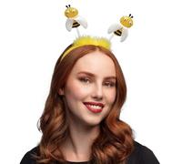 Boland 33013 - Headband Bee, Yellow/Black, Tiara, Honey Bee, Headpiece, Bumblebee, Wasp, Costume, Carnival, Theme Party