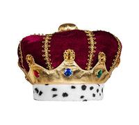 Boland 36103 - Children's Majesty Hat, Multicoloured, Crown for Children, King, Duke, Plush Hat, Carnival, Carnival, Theme Party, Halloween