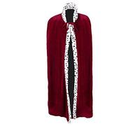 Boland 36105 - King's Coat Majesty, 140 cm, Cape for Adults, Plush Throw, Duke, Carnival, Carnival, Mardi Gras, Theme Party, Halloween