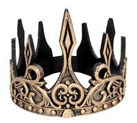 Boland 36108 Crown Medieval King, Adjustable Size, Accessories for Fancy Dress Costumes, Carnival and Theme Party, Gold