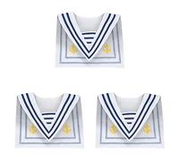 Boland 44354 - Sailor Collar, White/Blue, One Size (Pack of 3)