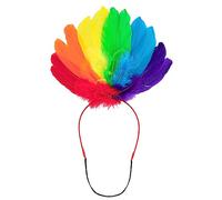 Boland 44636 Rainbow Tiara Pride, Progress, LGBTQ Headpiece, Costume Accessory for CSD, Carnival and Theme Party