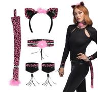 Boland 52117 Set Pink Leopard Costume, Unknown, Multicoloured, Standard Size