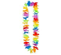 Boland 52415 Hawaiian Lei Necklace,Rainbow (Multicoloured)