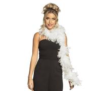 Boland 52600 - Feather Boa, approx. 180 cm, White