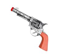Boland 54338 - Deputy Sheriff Pistol, Size 20 cm, Silver-Brown, Ornaments, Child, Toy, Weapon, Dummy Costume, Carnival, Theme Party