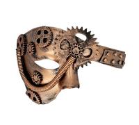 Boland 54498 Opera Punk Mask, Steampunk Face Mask, Eye Mask with Elastic Band, Costume Accessory for Carnival, Halloween and Theme Party