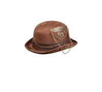 Boland 54561 - Chainpunk, Brown, Gears, Melon Hat, Steampunk, Theme Party, Carnival
