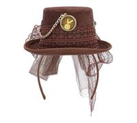 Boland 54577 Steampunk Headband with Hat, Headpiece for Adults, Festival, Carnival, Theme Party and Cosplay