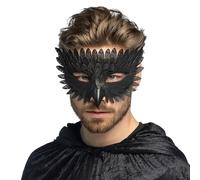 Boland 56793 - Eye Mask Raven Animal Mask for Costumes, Carnival, Theme Party and Halloween