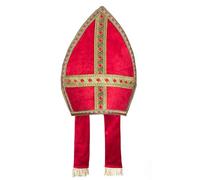 Boland 56841 Mitra Saint Nicholas, Red/Gold, 35 x 33 cm