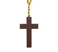 Boland 64331 Wooden Necklace Priest Cross Multi-Coloured