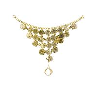 Boland 64475 Belly Dance Hand Chain with Finger Ring, Fashion Jewellery, Fortune Teller, Witch, Bracelet, Chain, Accessory, Costume, Carnival, Theme Party
