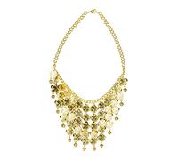 Boland 64476 - Necklace Belly Dance Gold Fashion Jewellery Chain Belly Dancer Fortune Teller Accessory Costume Carnival Theme Party
