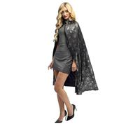 Boland 70991 Spider Cape for Adults, Cape with Spider Web Pattern for Costume, Carnival, Theme Party or Halloween