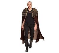 Adults Night Hunter Fur Cape Game Of Thrones Fancy Dress Costume Accessory