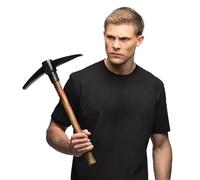 Boland 72068 Pickaxe for Fancy Dress Costumes, Length 51 cm, Decoration, Costume Accessory for Carnival or Halloween, Toy Weapon