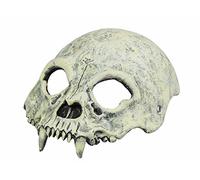 Boland 72151 Half Mask Skull One Size, grey, white
