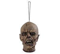 Boland 72199 Vodoo Head Decoration Approx. 25 x 17 cm Halloween and Carnival Hanging Decoration for Horror Party