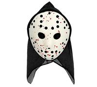 Boland 72324 Cold Blooded Killer Mask with Hood Horror Mask Halloween Accessory Halloween Costume Halloween Mask