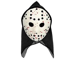 Boland 72324 Cold Blooded Killer Mask with Hood Horror Mask Halloween Accessory Halloween Costume Halloween Mask