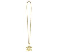 Boland 72326 Gold Skull Necklace, One Size