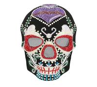 Boland 72395 Face Mask Day of the Dead Horror Mask for Costumes, Halloween and Carnival, Skull, Day of Death Mexico