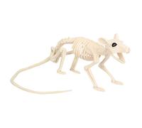 Boland 72407 Rat Skeleton Size 46 cm Movable Mouth Rat Dummy Plastic Decoration for Halloween Carnival or Theme Party