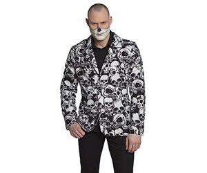 Boland 79133 Skulls Jacket Black/White, M/L