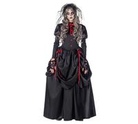 Boland 79268 Adult Black Widow Costume, Multi-Coloured, M-L