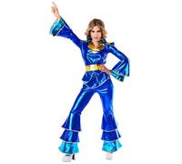 Boland 84055 84054 Adult Dancing Queen Costume, Solid, multicoloured, M-L